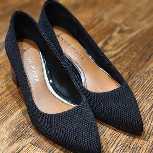 Donald Pliner Suzette Stretch Fabric Block Heel Pumps Size 6
